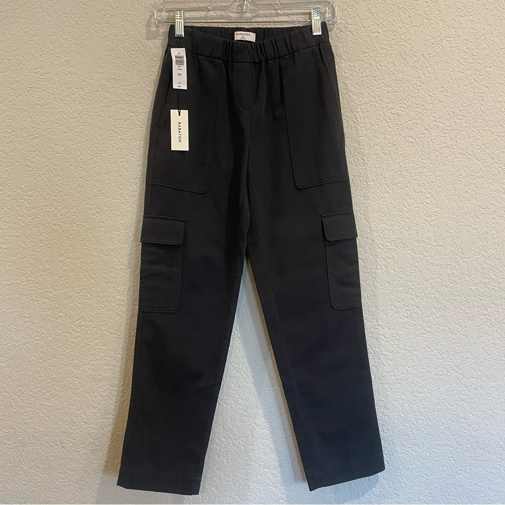 New! Babaton Titan Silk & Cotton Blend Cargo Pants - Gorgeous! - Picture 5 of 12